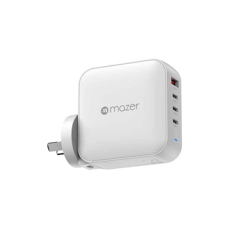 Mazer M-G165W-V5-WH PD3.1 165W 3C1A With Travel Plugs (White) - Image 8