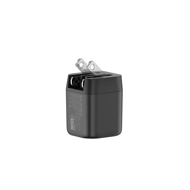 Mazer M-G20W-V5-BK PD20W 1C1A Travel Adapter with US+UK Plugs (Black) - Image 6