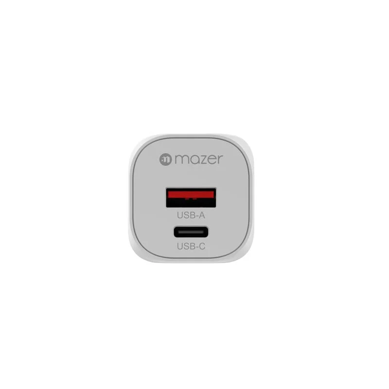 Mazer M-G35W-V5-WH PD35W 1C1A Travel Adapter with Changeable Plugs (White) - Image 5