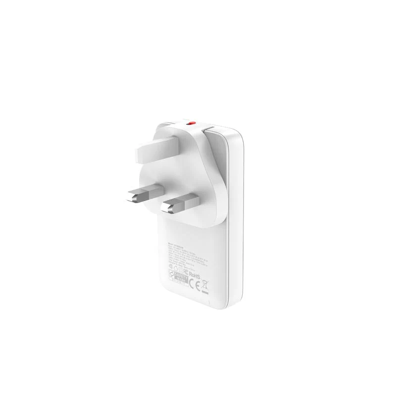 Mazer M-G65SLIM-WH GaN PD65W 1C1A with Travel Plugs (White) - Image 4