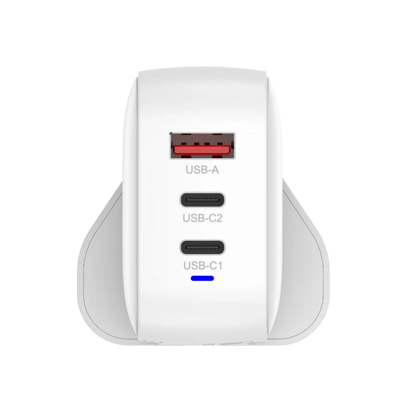 Mazer M-G70W-V5-WH PD70W 2C1A Travel Adapter with Changeable Plugs (White) - Image 7