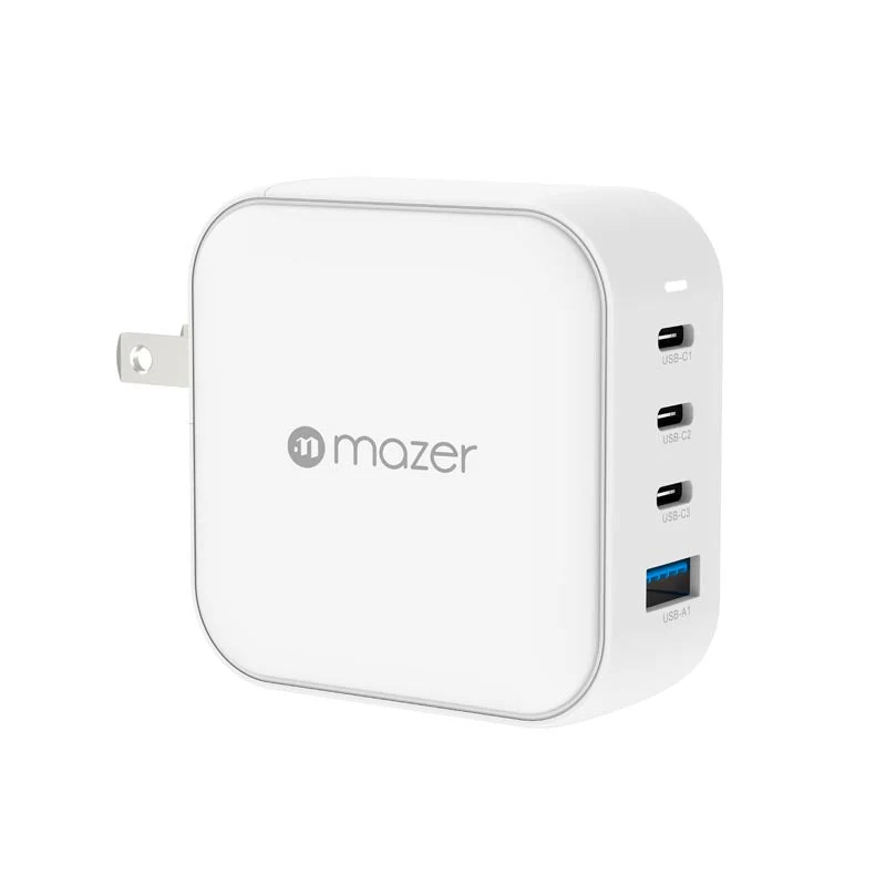 Mazer M-GAN100W-BC GAN3 100W 1A+3C Included of 3 Plugs (White) - Image 3