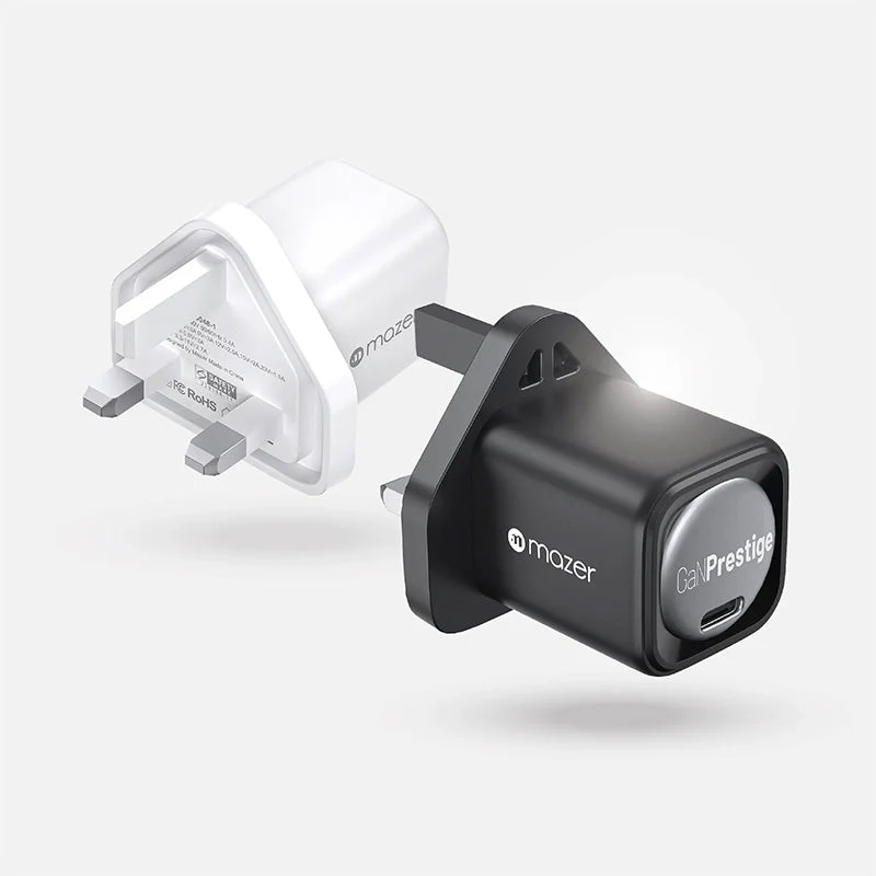 Mazer M-GAN30UK-V3-BK/Infinite.Boost 30W 1XUSB-C Wall Charger (Black)