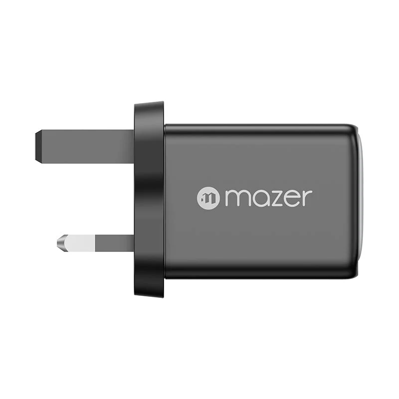 Mazer M-GAN45UK-V3-BK 48W 2C UK Wall Charger-Black - Image 4