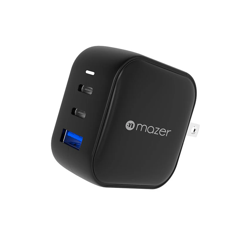 Mazer M-GAN66W-BK SuperMINI GAN66W PD&QC 2USB-C+USB Charger