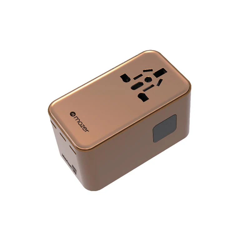 Mazer M-IFTravel1160PD-D PD160W 3C1A World Travel Charger (Desert Titanium) - Image 3