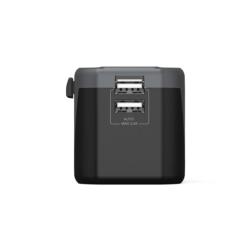 Mazer M-IFTravel120-GY 2 USB-A 12W World Travel Charger (Grey) - Image 4