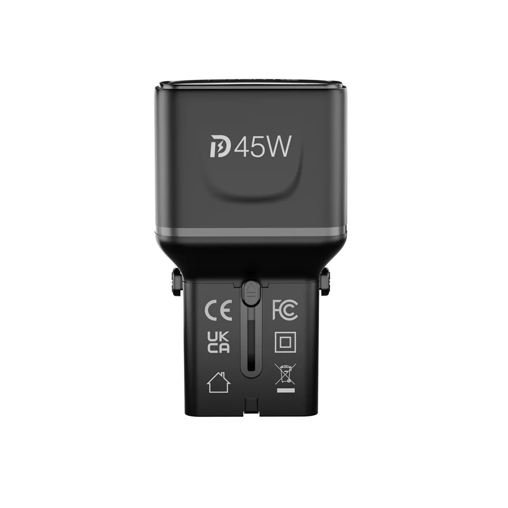 Mazer M-IFTravel545-BK InfiniteTravel Pocket GaN PD45W 2C (Black) - Image 2