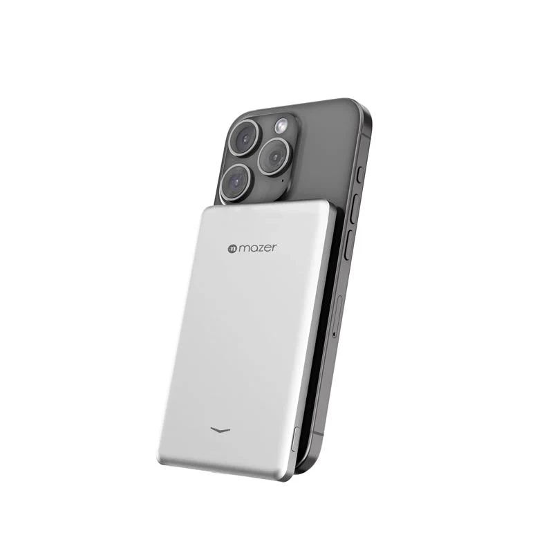 Mazer M-MagAir19-SV 5000mAh PD20W Qi2 Compatible Power Bank (Silver) - Image 5