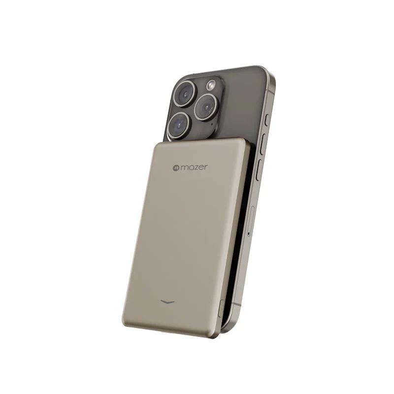 Mazer M-MagAir19-TN 5000mAh PD20W Qi2 Compatible Power Bank (Titanium) - Image 5