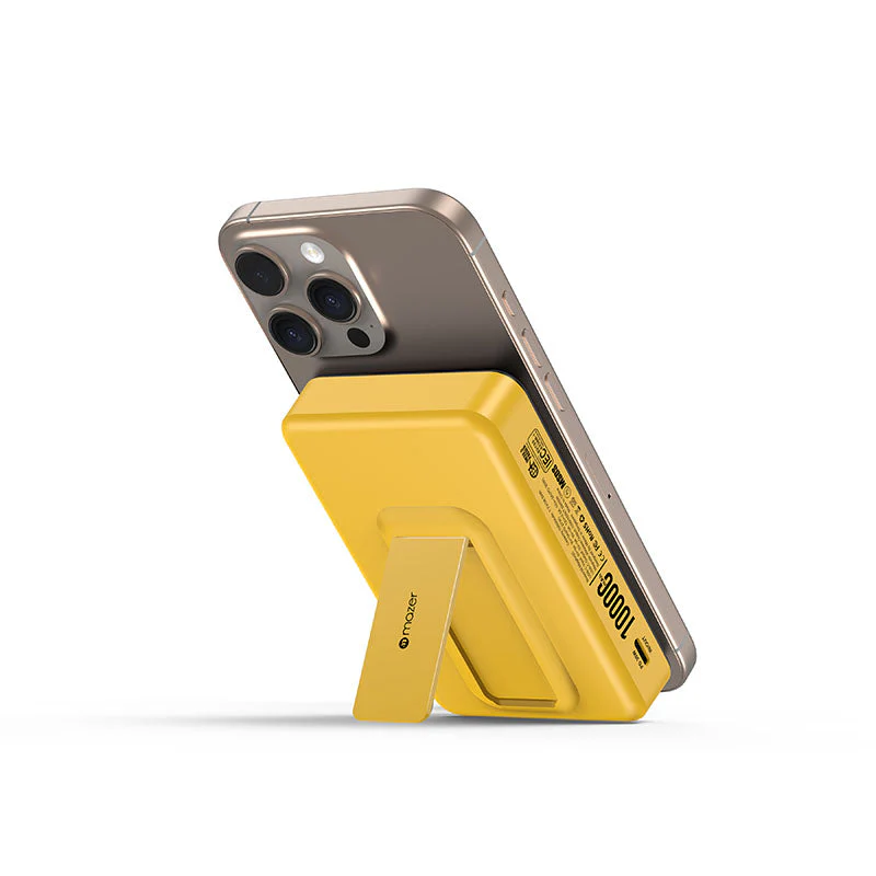 Mazer M-MagAir20-Sol Magnetic 15W 10,000mAh PD30W with iStand Power Bank (Sol) - Image 4