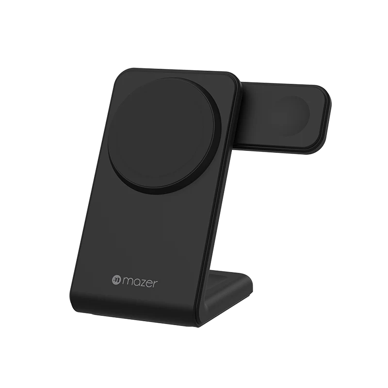 Mazer M-MagStand01-BK 3in1 MagSafe Wireless Charging Stand (Black) - Image 5