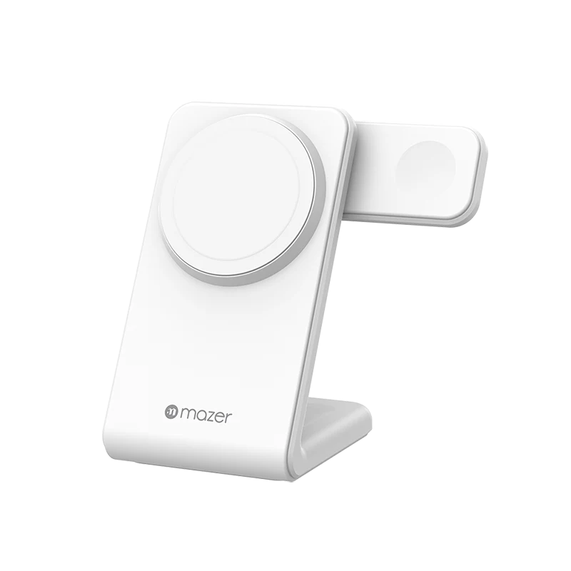 Mazer M-MagStand01-WH 3in1 MagSafe Wireless Charging Stand (White) - Image 5