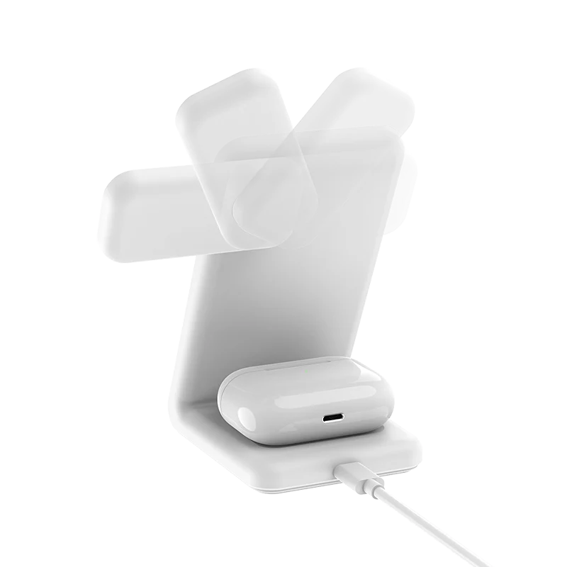 Mazer M-MagStand01-WH 3in1 MagSafe Wireless Charging Stand (White) - Image 6