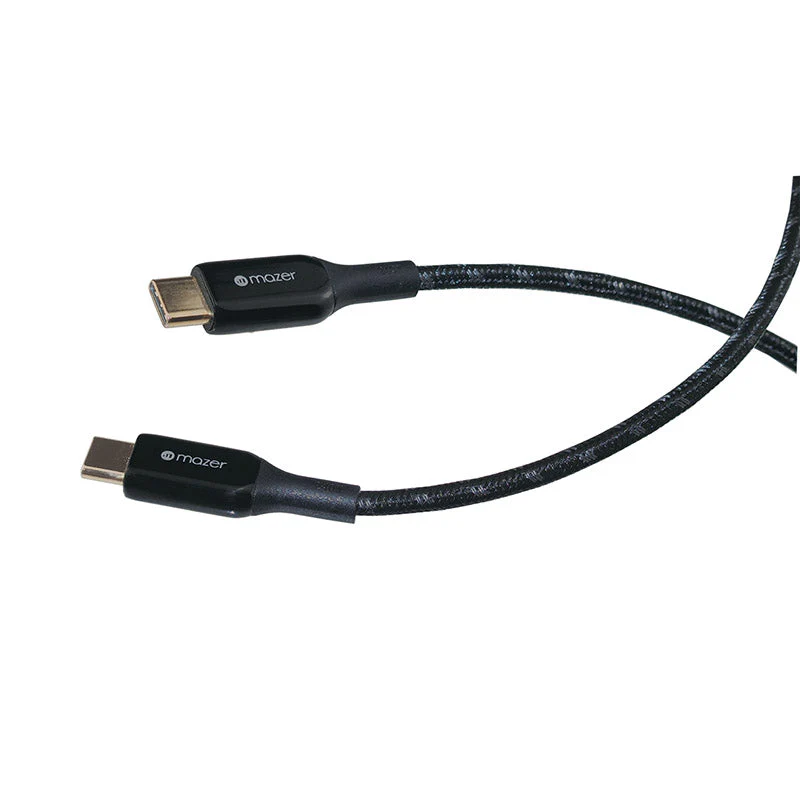 Mazer M-PL3Pro-240C125 240W USB C to C Cable 1.25m (Black)