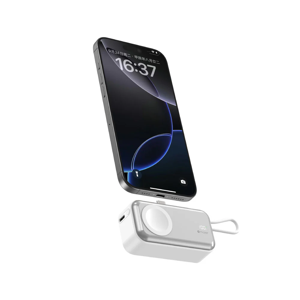 Mazer M-Pocket5.0W-WH PowerCharge Pocket2 5000mAh PD20W Power Bank (White) - Image 7