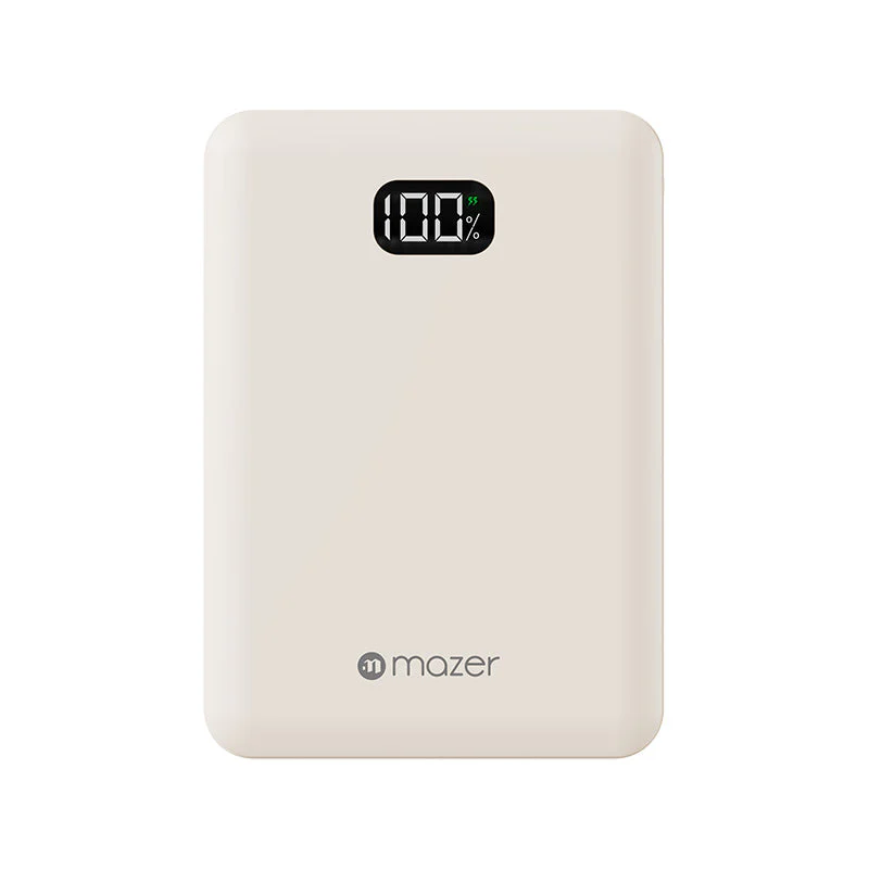 Mazer M-Pocket8.0V5-CR 8000mAh PD20W PocketCharge Powerbank (Cream)