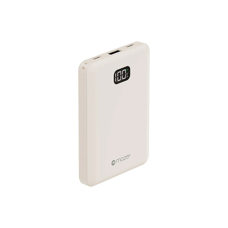 Mazer M-Pocket8.0V5-CR 8000mAh PD20W PocketCharge Powerbank (Cream) - Image 3