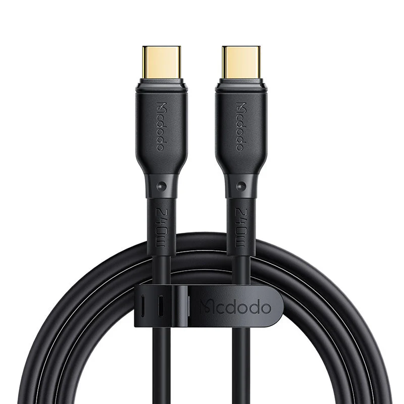 Mcdodo CA-3310 240W C-C Data Cable (1.2M) - Black - Image 2