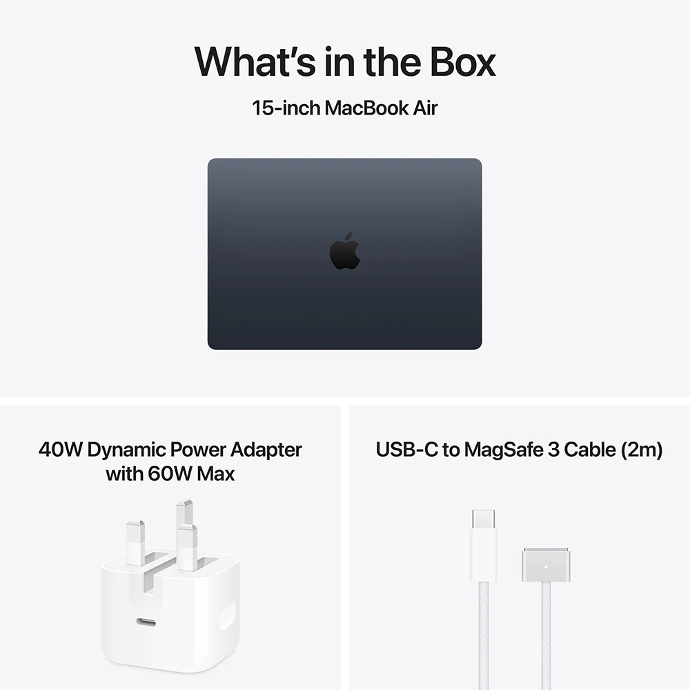 MacBook Air 15" M5/10C GPU/24GB/1TB - Midnight - Image 9