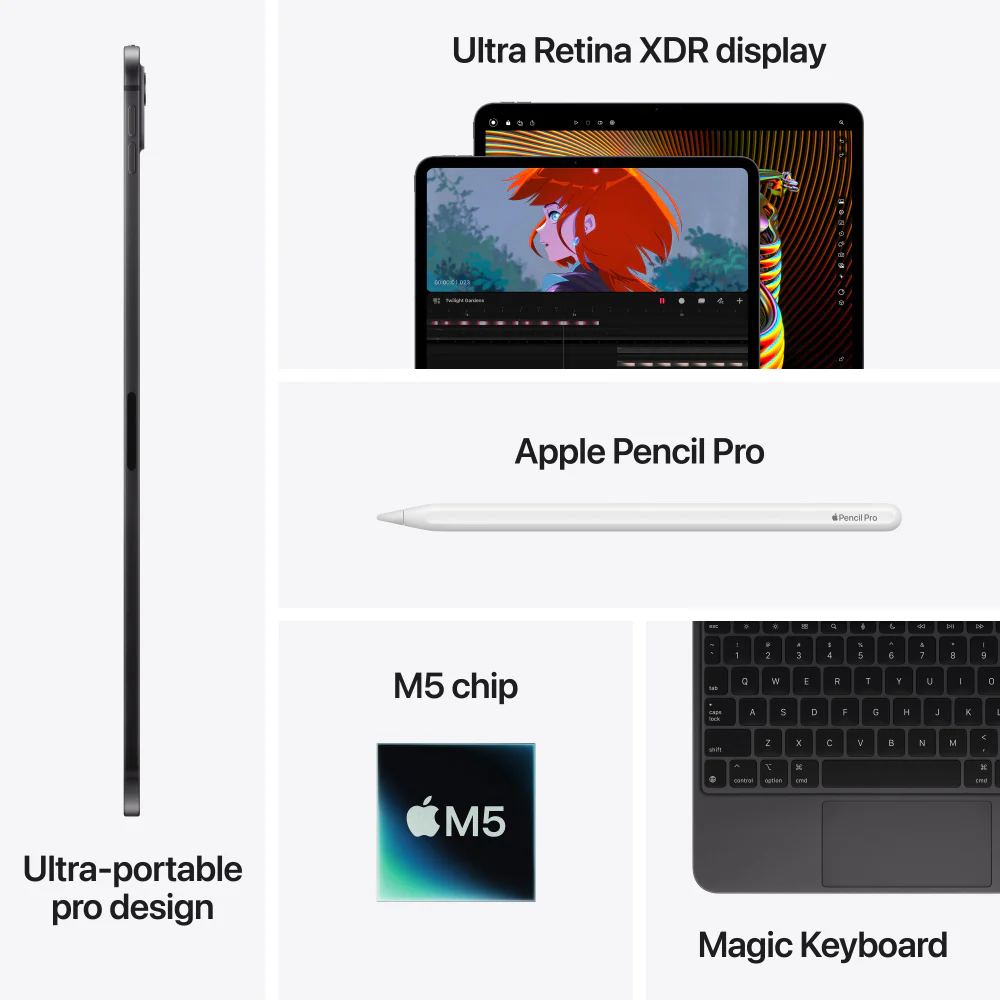 iPad Pro 13" M5 Wi‑Fi + Cell 1TB - Space Black [ME8D4ZP/A] - Image 8
