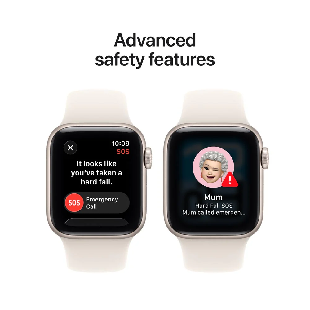 Apple Watch SE 3 GPS 40mm Starlight Aluminium Case with Starlight Sport Band - M/L - Image 7