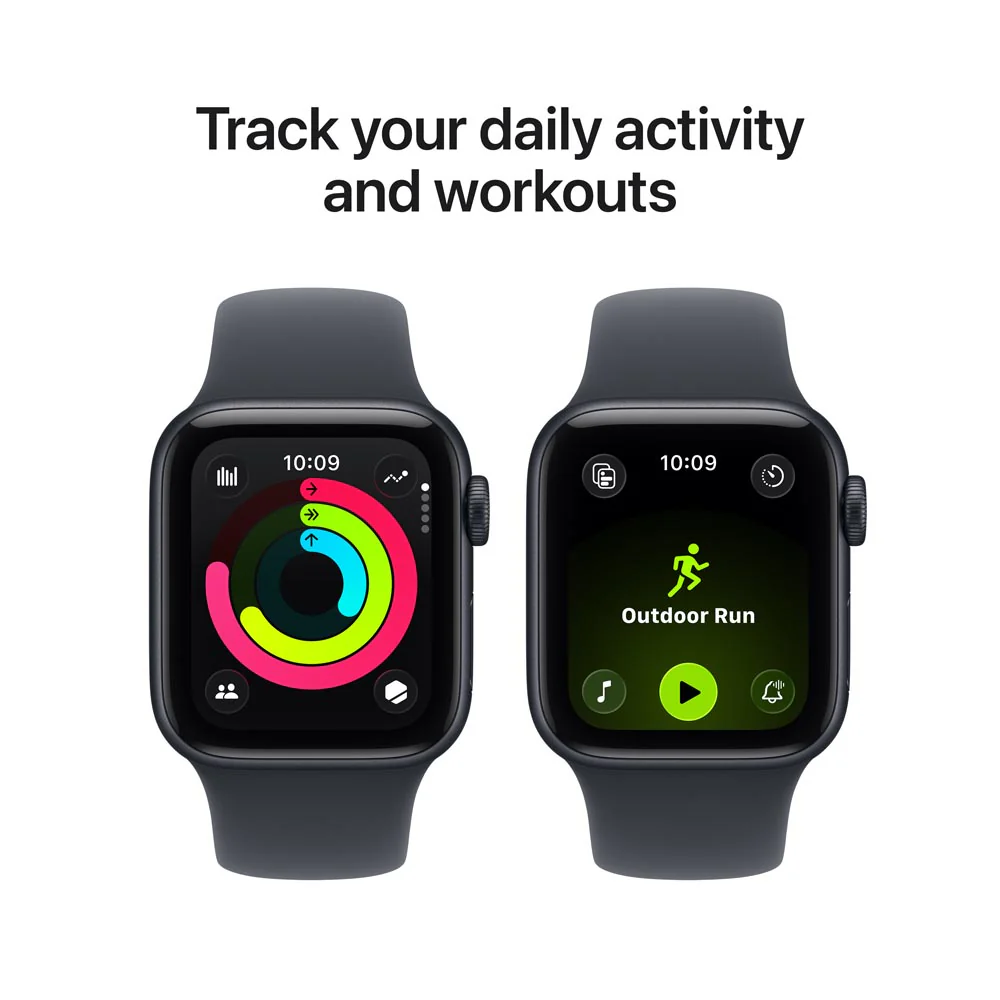 Apple Watch SE 3 GPS 40mm Midnight Aluminium Case with Midnight Sport Band - S/M - Image 6
