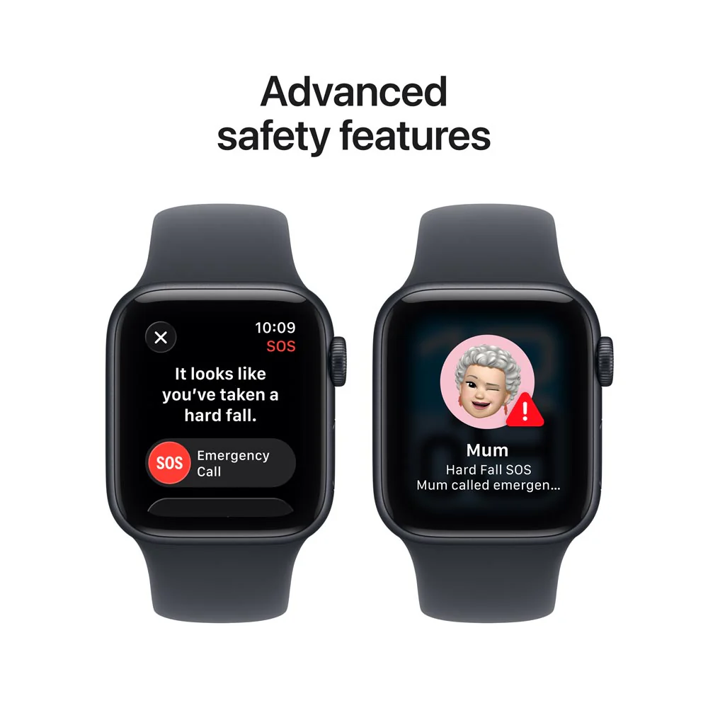 Apple Watch SE 3 GPS 40mm Midnight Aluminium Case with Midnight Sport Band - S/M - Image 7