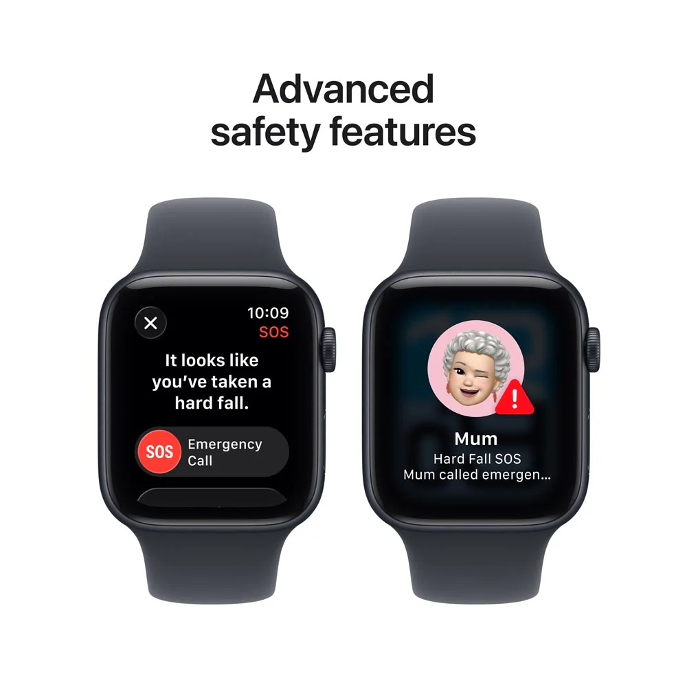 Apple Watch SE 3 GPS + Cellular 44mm Midnight Aluminium Case with Midnight Sport Band - M/L - Image 7