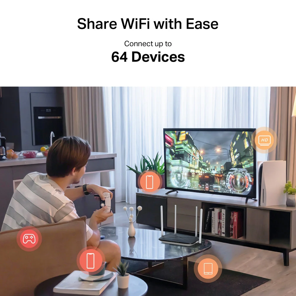 Mercusys MB135-4G AC1200 WiFi Dual Band 4G LTE Router - Image 9