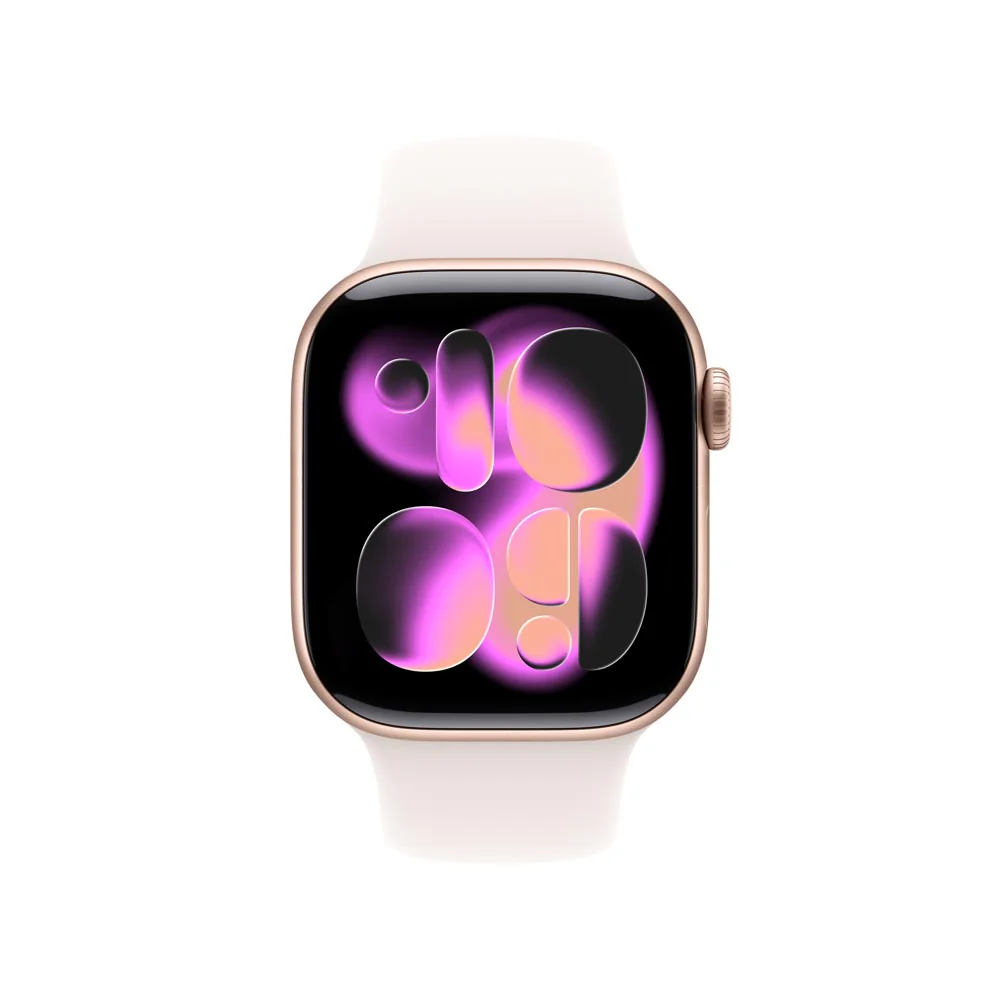 Apple Watch Series 11 GPS 42mm Rose Gold Aluminium Case with Light Blush Sport Band - M/L - Image 2