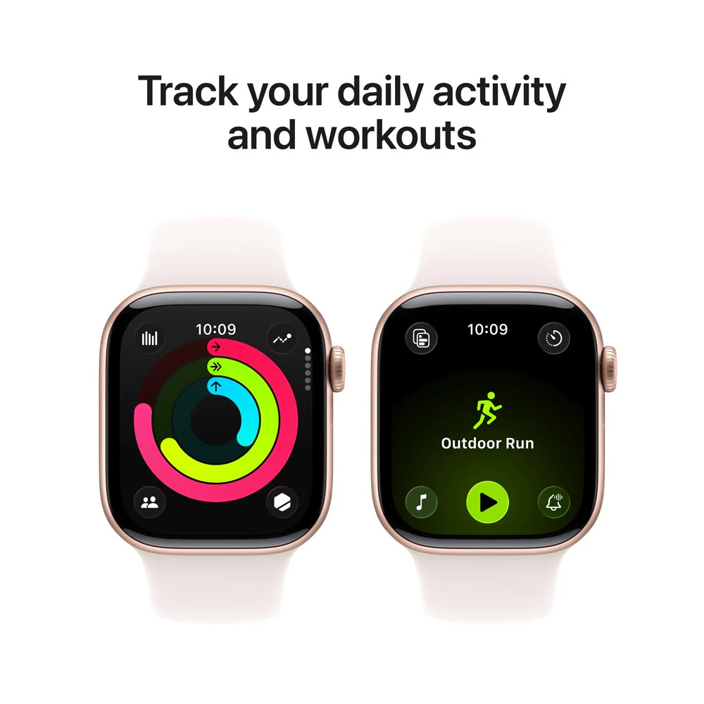 Apple Watch Series 11 GPS 42mm Rose Gold Aluminium Case with Light Blush Sport Band - M/L - Image 4