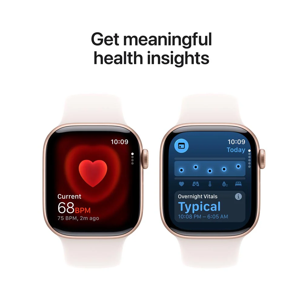 Apple Watch Series 11 GPS 42mm Rose Gold Aluminium Case with Light Blush Sport Band - M/L - Image 5