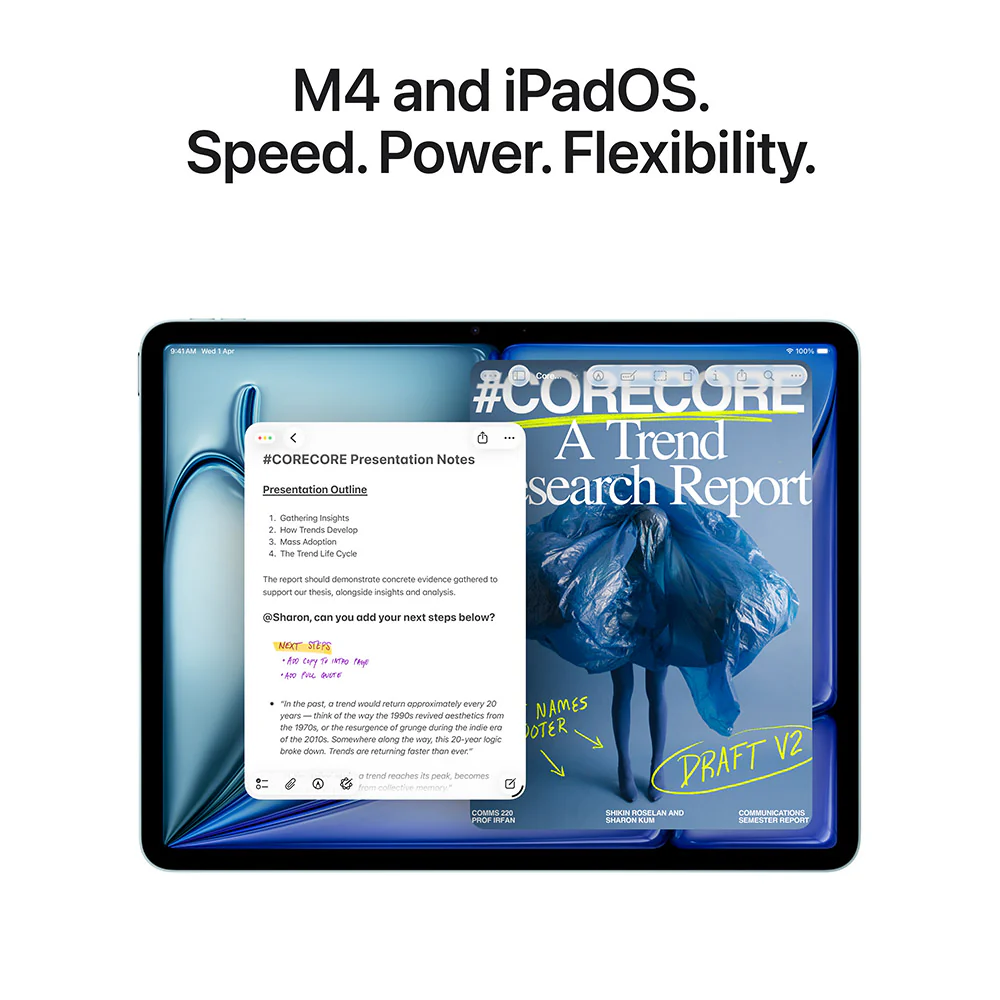 iPad Air 11" M4 Wi-Fi 128GB - Blue - Image 4