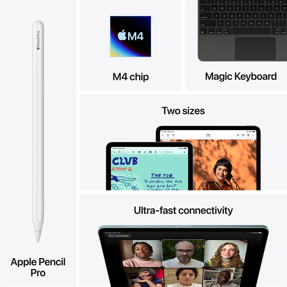 iPad Air 11" M4 Wi-Fi 128GB - Blue - Image 9
