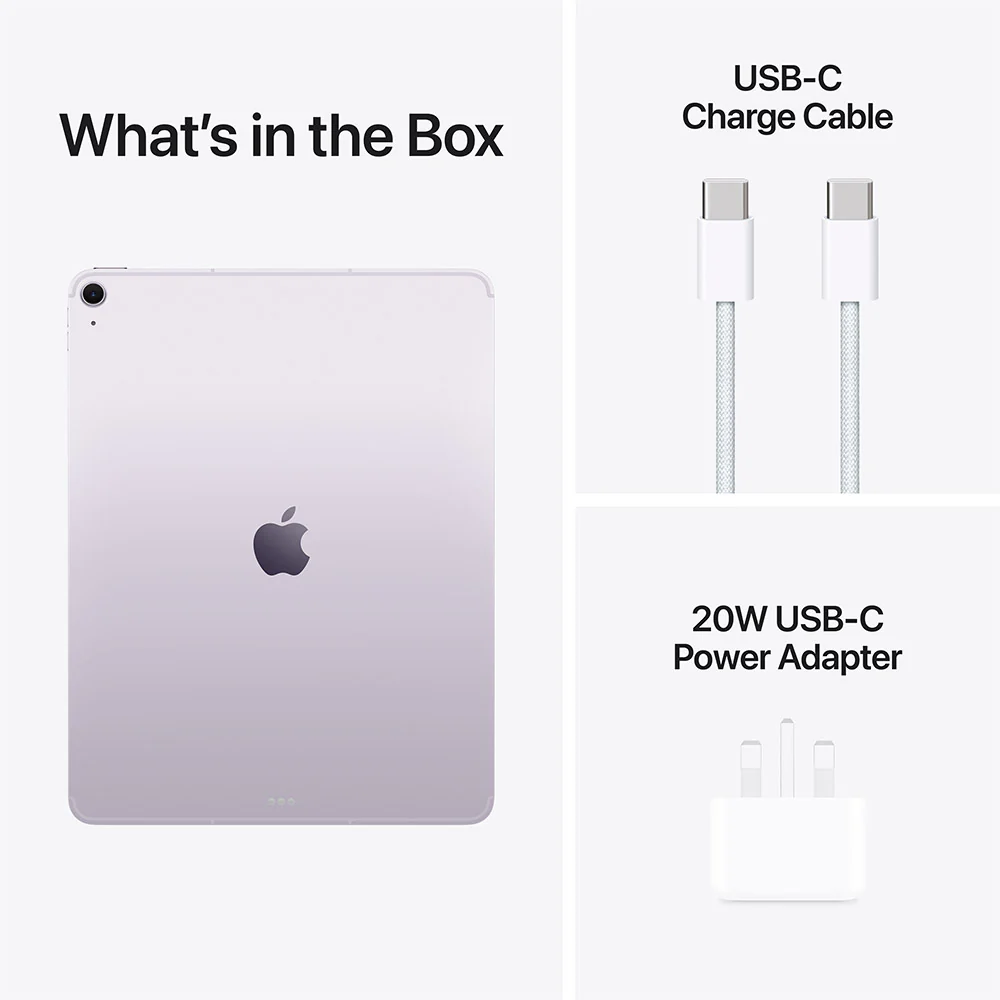 iPad Air 13" M4 Wi-Fi + Cell 1TB - Purple - Image 10