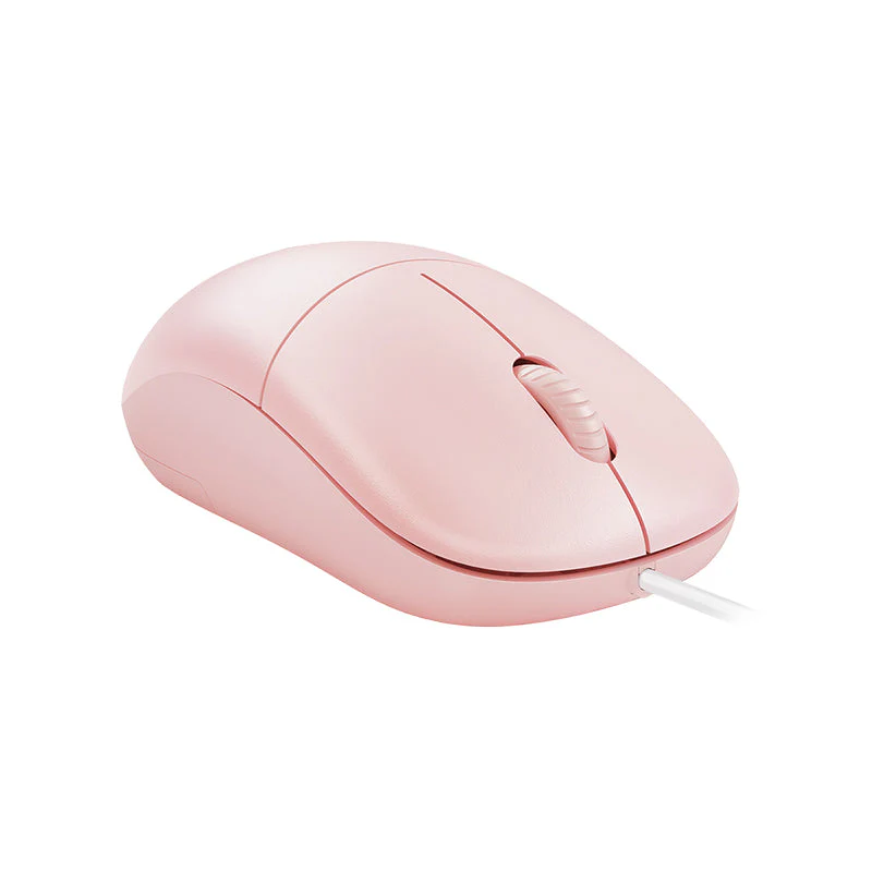 MicroPack M-105-PK Essential Wired Optical Mouse (Pink) - Image 2