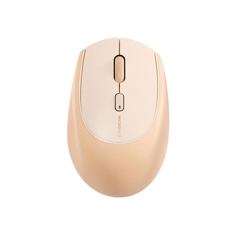MicroPack MS-201W-CR Lifestyle 2.4G + Bluetooth Wireless Mouse, Cream - Image 4