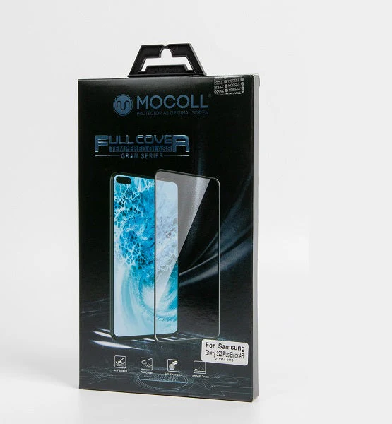 Mocoll Galaxy S22 Plus Full Coverage 2.5D Tempered Glass Protector