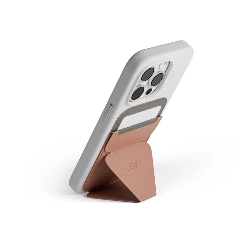 Moft MS007MP-1 Snap-On Phone Stand & Wallet MOVAS (MagSafe Compatible) – Classic Nude - Image 2