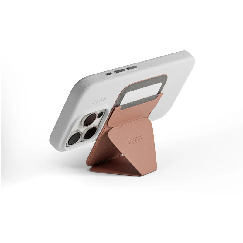 Moft MS007MP-1 Snap-On Phone Stand & Wallet MOVAS (MagSafe Compatible) – Classic Nude - Image 4