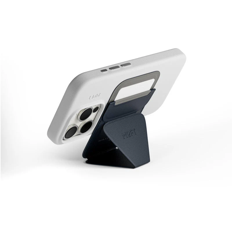 Moft MS007MP-1 Snap-On Phone Stand & Wallet MOVAS (MagSafe Compatible) – Navy Blue - Image 5
