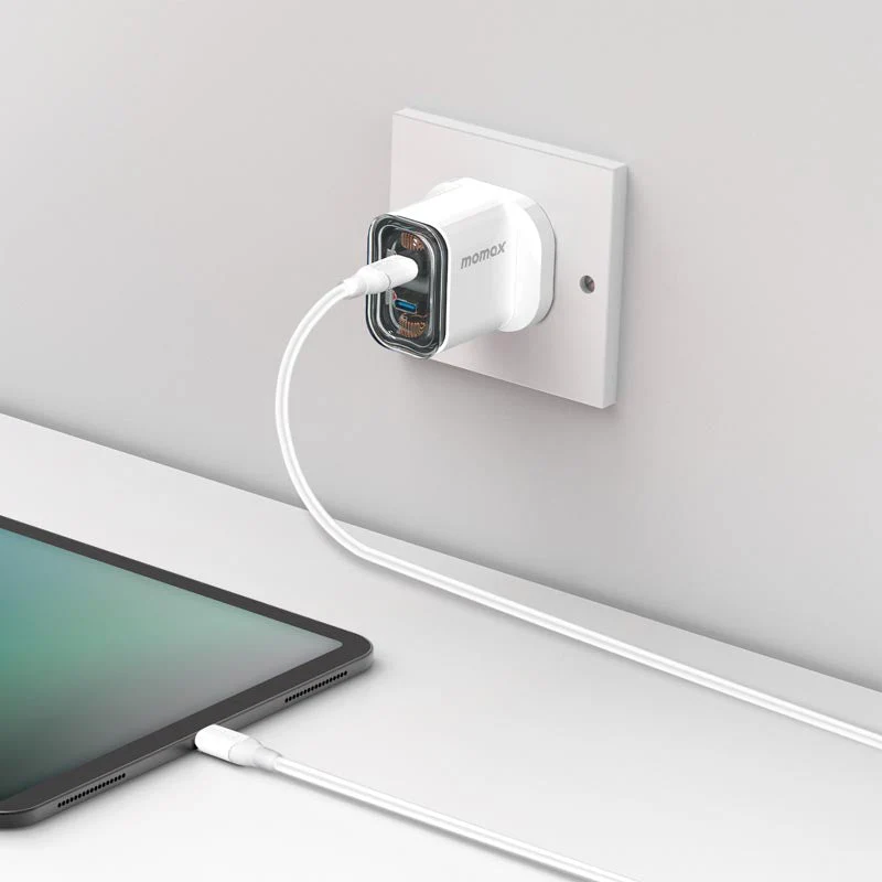 Momax AX UM51UKW 35W 2 Port Charger 1-Charge Flow