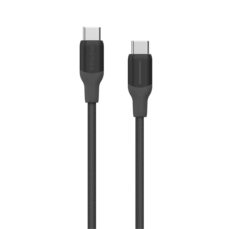 Momax DC26D 1-Link Flow CC 100W USB-C to USB-C Braided Cable (3M)- Black - Image 4