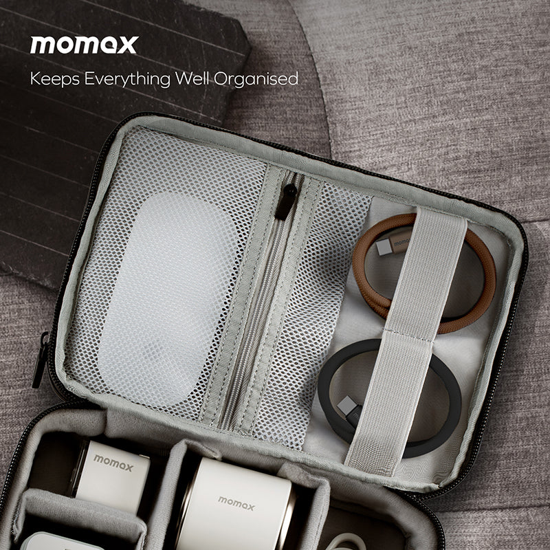 Momax DC52D Mag.Link USB-C to USB-C Magnetic Cable 100W (1M) - Black - Image 2