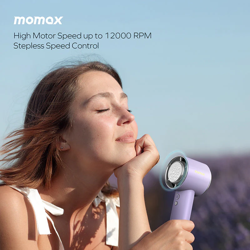 Momax IF15B Ultra Freeze Portable Icy Cooling Fan (Blue) - Image 6