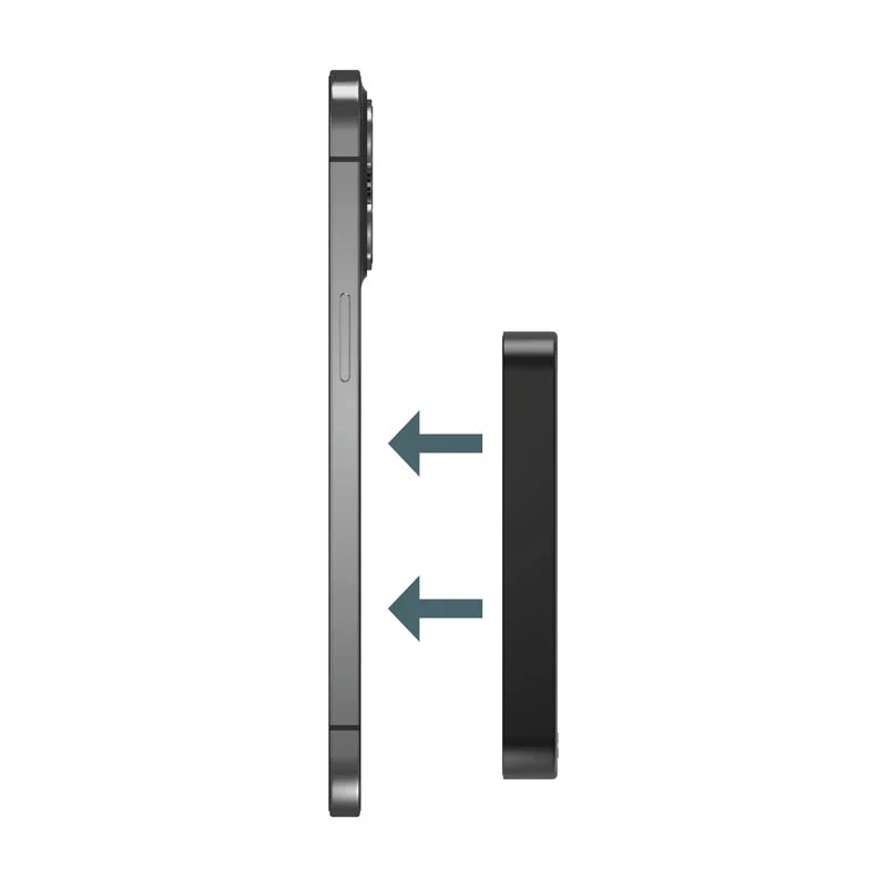 Momax IP117AD Q.MAG X1 Magnetic Wireless Battery Pack 10000mAh - Black - Image 4