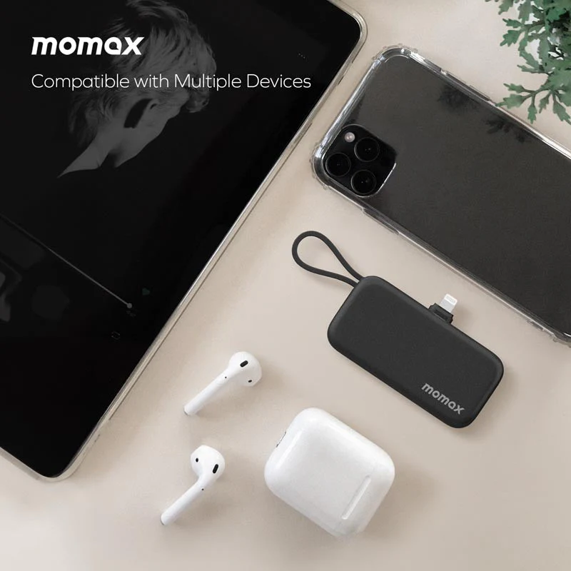 Momax IP130DM 5000mAh PD20W 3-In-1 Built-in USB-C Powerbank (Orange) - Image 5
