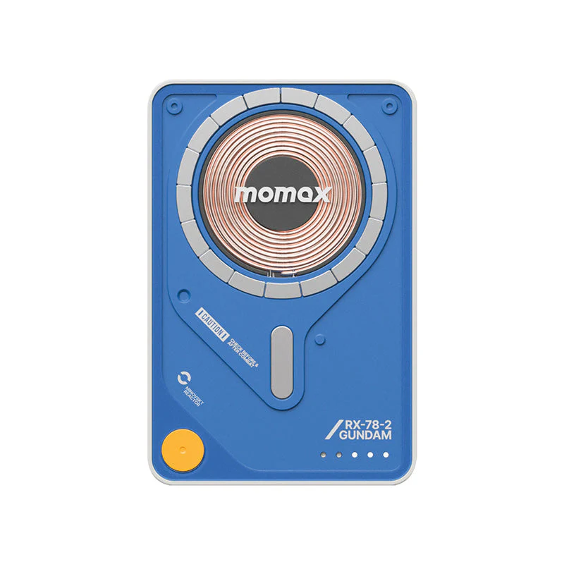 Momax IP131GDW 1-Power X Pro 20W 5,000mAh Magnetic Wireless Power Bank with Built-in USB-C Cable - RX-78-2 Gundam - Image 4