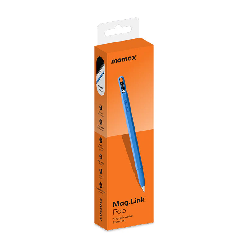 Momax TP10B1 Mag.Link Pop Magnetic Active Stylus Pen - Blue - Image 7